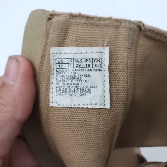 [GAP] Tan Gladiator Lace Up Sandals - Picture 7 of 8